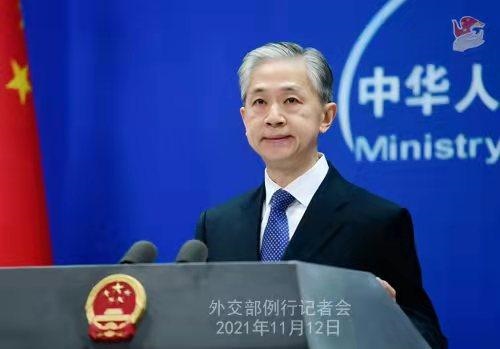 外交部發(fā)言人汪文斌。薛偉 攝
