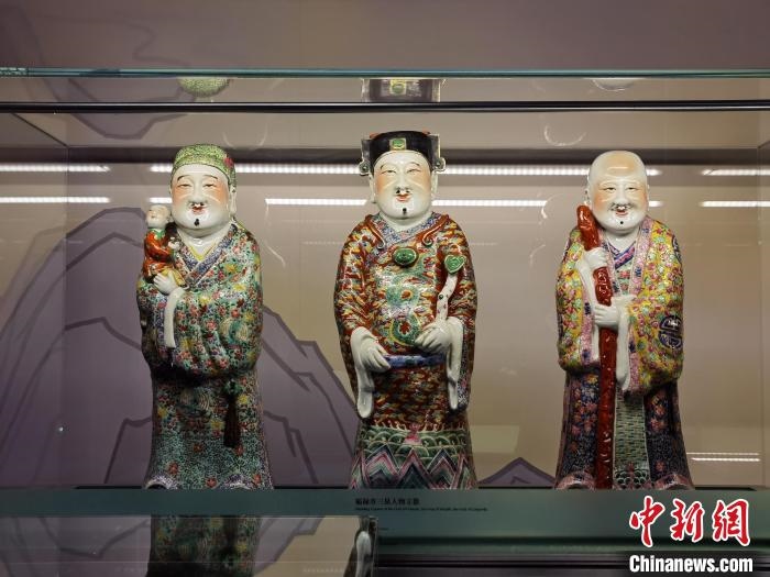福祿壽三星人物立像?！∩虾Ｊ袣v史博物館 供圖