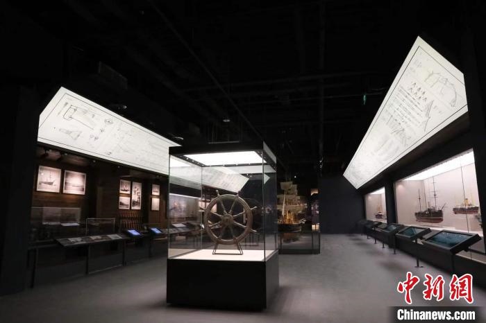 中國(guó)船政文化博物館新的展廳，陳設(shè)空間更大，展陳更科學(xué)。　陳曉靜 攝
