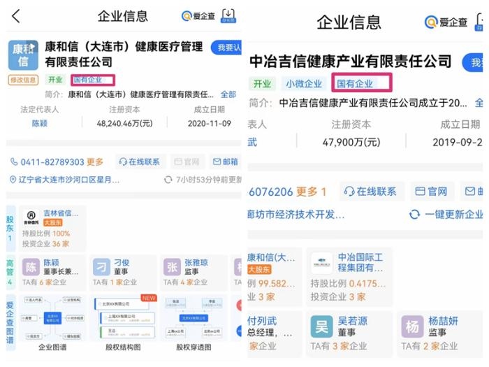截圖自愛企查。