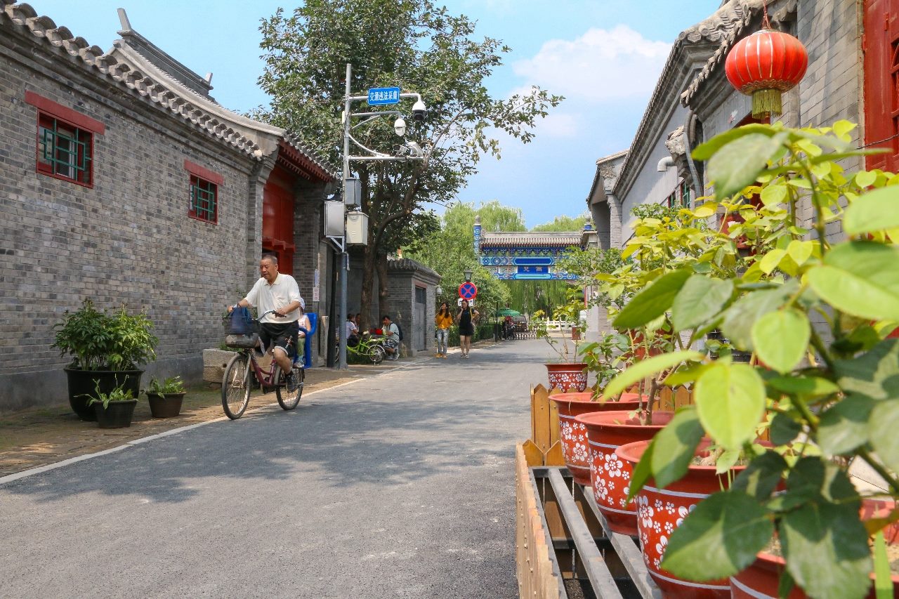  北京市南鑼鼓巷片區(qū)雨兒胡同（2019年7月25日攝）。