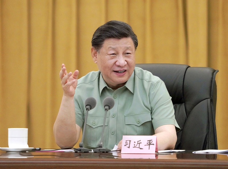 2023年7月26日，習近平到西部戰(zhàn)區(qū)空軍視察。