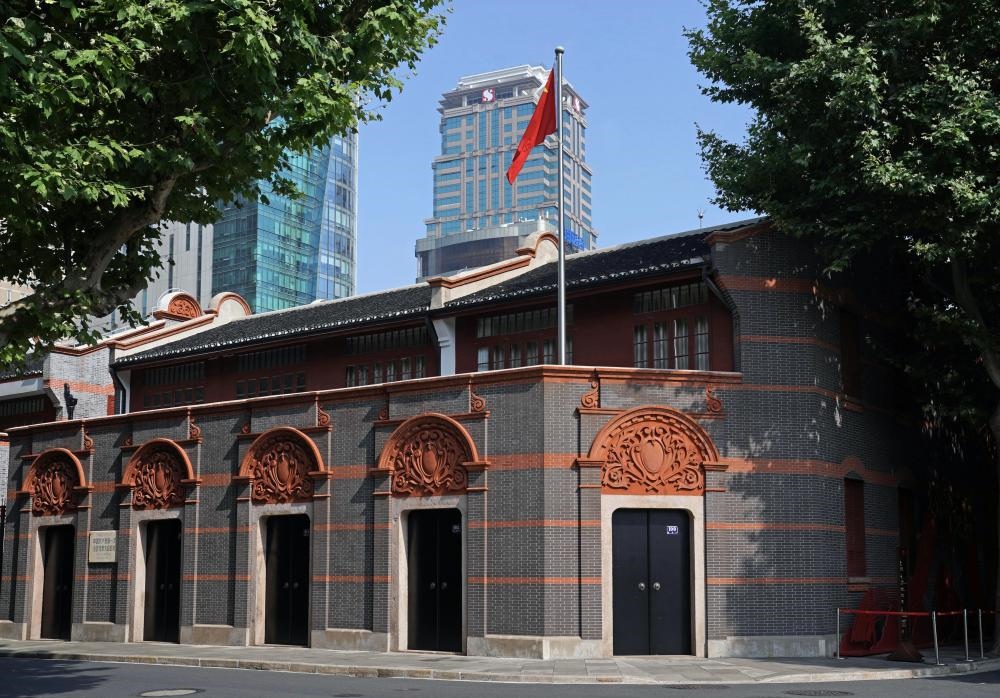 2023年6月9日拍攝的中共一大會(huì)址外景。新華社記者 劉穎 攝