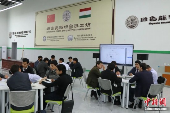 2023年4月，位于杜尚別的塔吉克斯坦魯班工坊課堂。張碩 攝