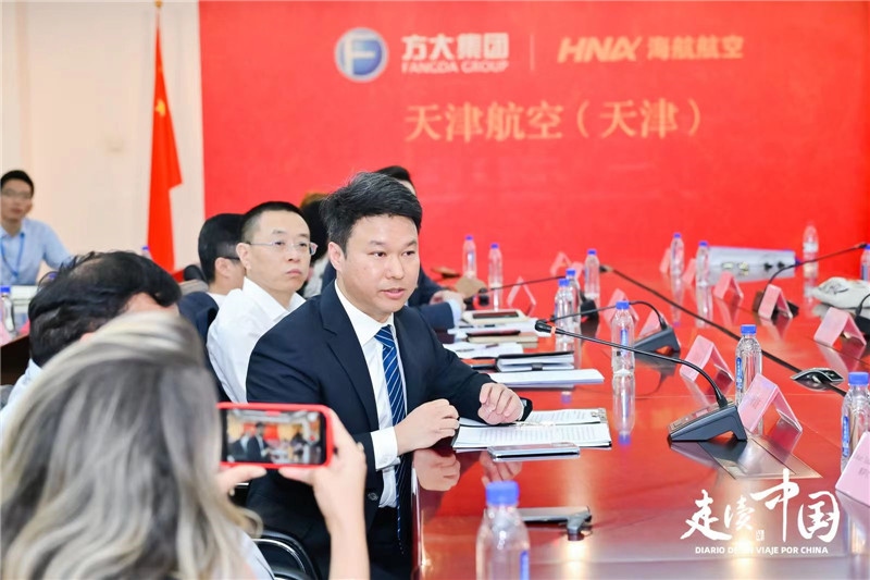 巴航工業(yè)大中華區(qū)商用飛機(jī)客戶(hù)支援經(jīng)理?xiàng)詈２?。主辦方供圖