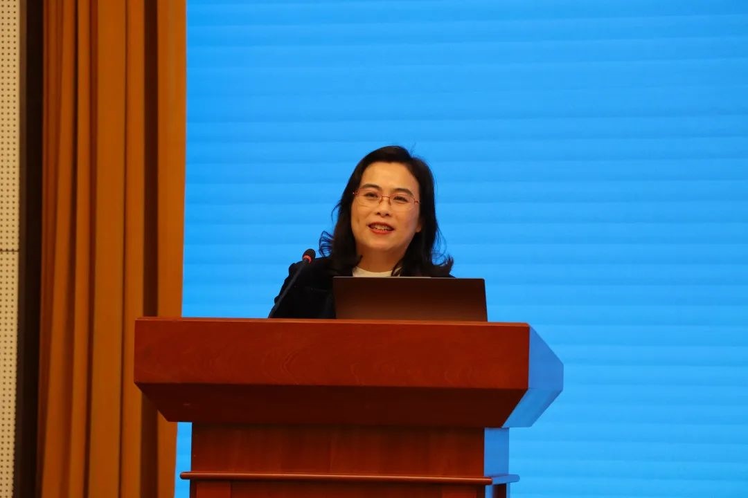 浙江師范大學(xué)副校長張建珍致辭。主辦方供圖