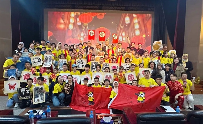 圖為2023“中華文化大樂(lè)園—埃及開羅營(yíng)”閉幕式活動(dòng)現(xiàn)場(chǎng)。主辦方供圖