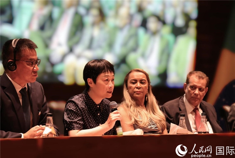 田敏出席論壇開幕式并致辭。人民網(wǎng)記者 時元皓攝