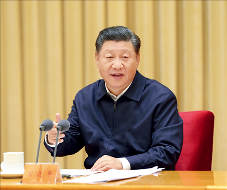 2020年11月16日至17日，中央全面依法治國工作會議在北京召開。中共中央總書記、國家主席、中央軍委主席習近平出席會議并發(fā)表重要講話。圖/新華社記者 龐興雷 攝