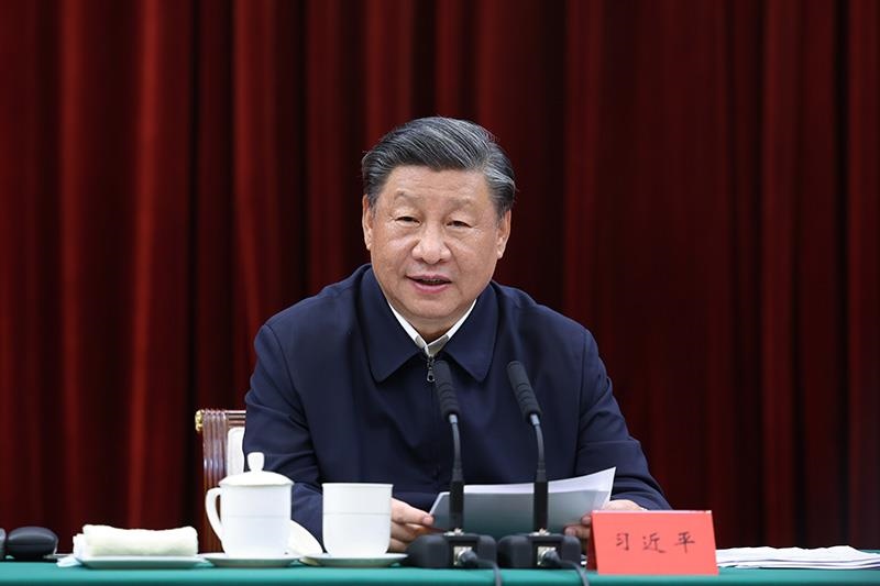 △2023年10月12日，習(xí)近平總書記在江西南昌市主持召開進(jìn)一步推動(dòng)長(zhǎng)江經(jīng)濟(jì)帶高質(zhì)量發(fā)展座談會(huì)并發(fā)表重要講話。