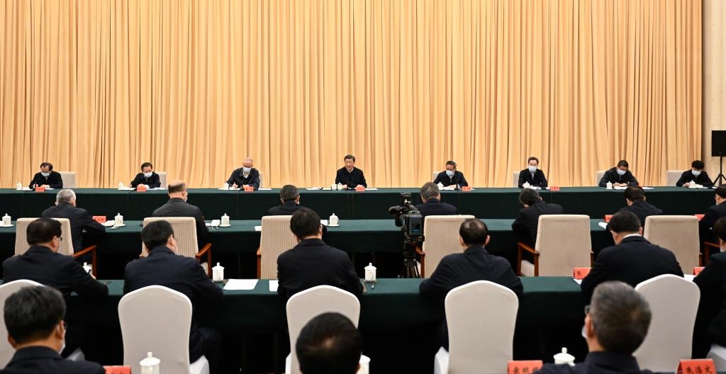 2023年5月11日至12日，習(xí)近平總書記在河北考察，主持召開深入推進(jìn)京津冀協(xié)同發(fā)展座談會并發(fā)表重要講話。新華社記者 李學(xué)仁 攝