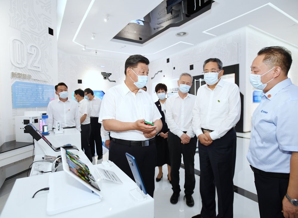 2020年8月19日下午，習近平總書記在安徽省合肥市參觀安徽創(chuàng)新館，了解安徽省科技創(chuàng)新和新興產(chǎn)業(yè)發(fā)展情況。