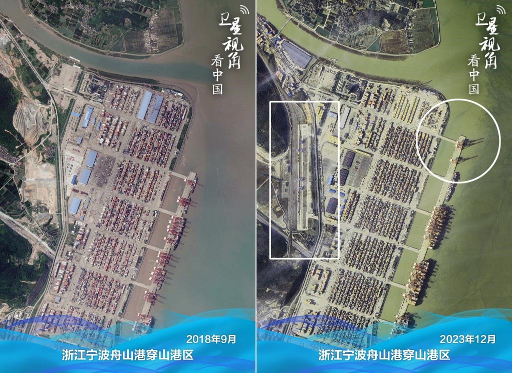 浙江寧波舟山港穿山港區(qū)新建1個(gè)泊位及鐵路穿山港站。