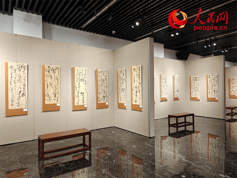展廳現(xiàn)場(chǎng)。人民網(wǎng)記者 韋衍行攝