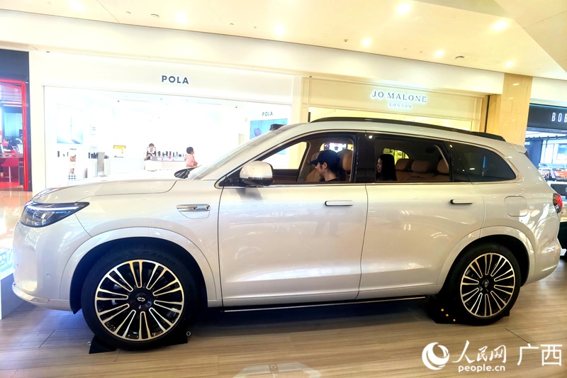  消費(fèi)者在試駕汽車。人民網(wǎng)記者 陳燕攝