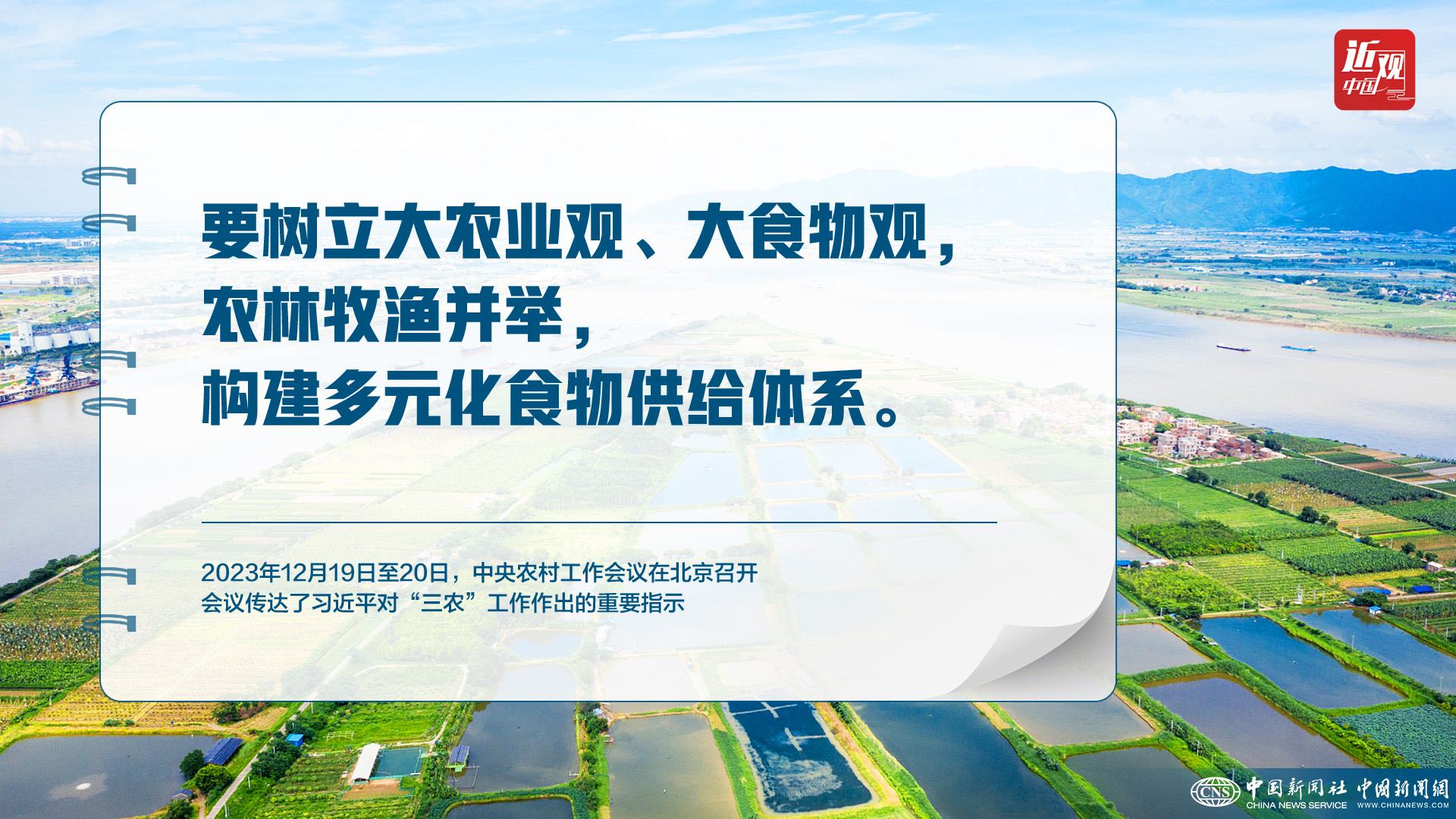 習(xí)近平：樹立大食物觀，構(gòu)建多元化食物供給體系