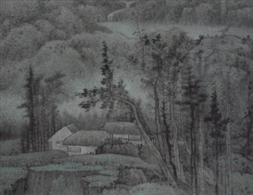 王秦生畫作《晨寂》。主辦方供圖