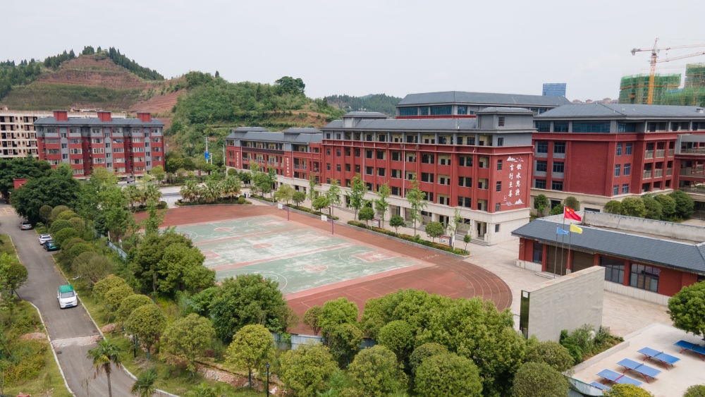 這是5月31日拍攝的之江小學(xué)校園。