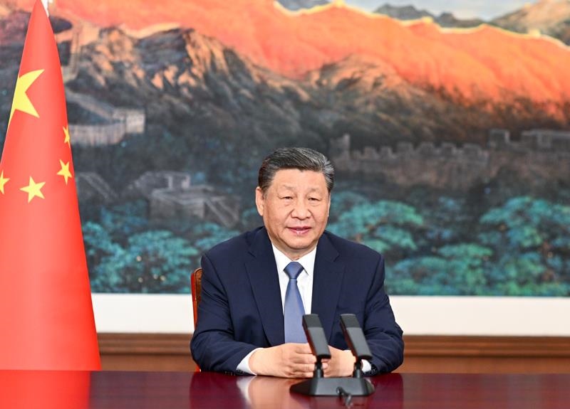 △6月6日，中國—吉爾吉斯斯坦—烏茲別克斯坦鐵路項(xiàng)目三國政府間協(xié)定簽字儀式在北京舉行，習(xí)近平主席視頻祝賀協(xié)定簽署。