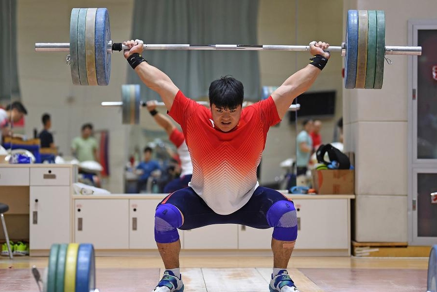 5月10日，國家隊(duì)選手劉煥華在訓(xùn)練中。新華社記者 侯昭康 攝