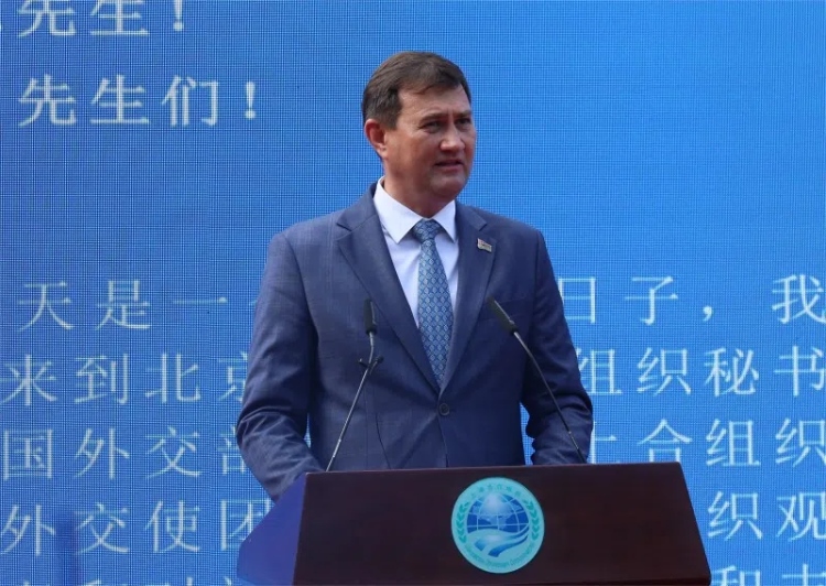 白俄羅斯外交部長(zhǎng)馬克西姆·雷任科夫出席活動(dòng)并致辭。主辦方供圖