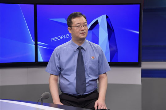 福建省泉州市人民檢察院檢察長(zhǎng)施建清。人民網(wǎng)記者 王曉嘯攝