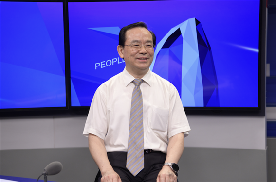 中國(guó)人民大學(xué)法學(xué)院教授、博士生導(dǎo)師楊建順。人民網(wǎng)記者 王曉嘯攝