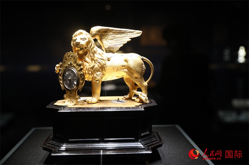 展覽“傳奇之旅：馬可·波羅與絲綢之路上的世界”展品。人民網(wǎng) 殷韜攝