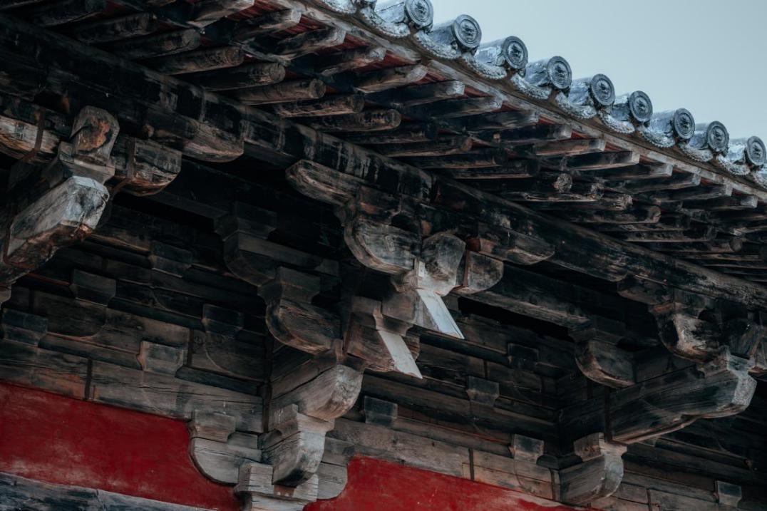 高平市崇明寺古建筑局部。邱活攝