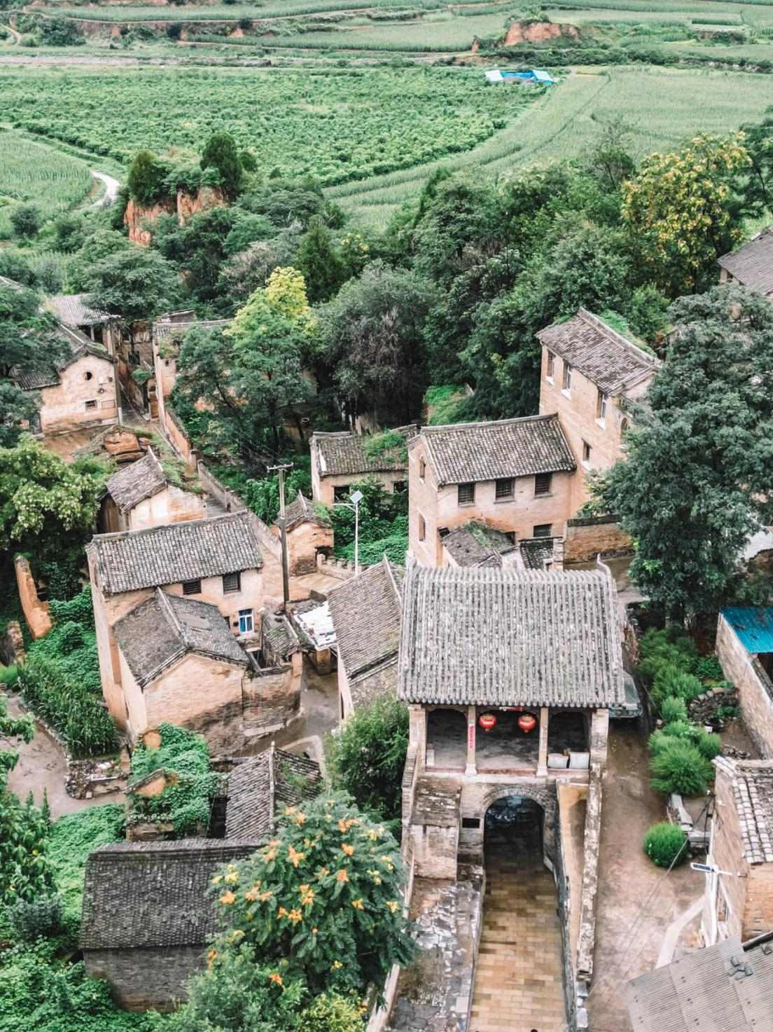 高平市永寧寨村，有許多明清建筑。王劍攝