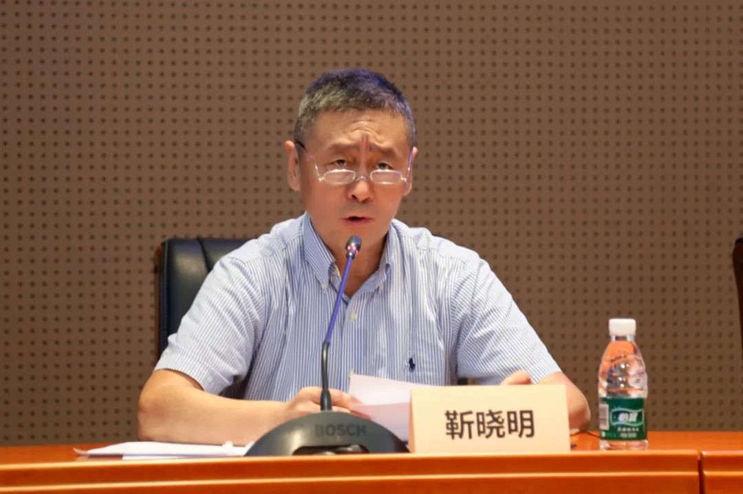科技外交專家委員會(huì)主任委員、科技部國(guó)際合作司原司長(zhǎng)靳曉明致辭。主辦方供圖