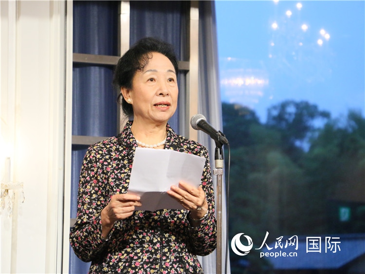 中國商務部原部長助理郭莉致辭。人民網(wǎng) 許可攝