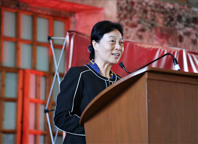 李雅芳作主旨發(fā)言。主辦方供圖