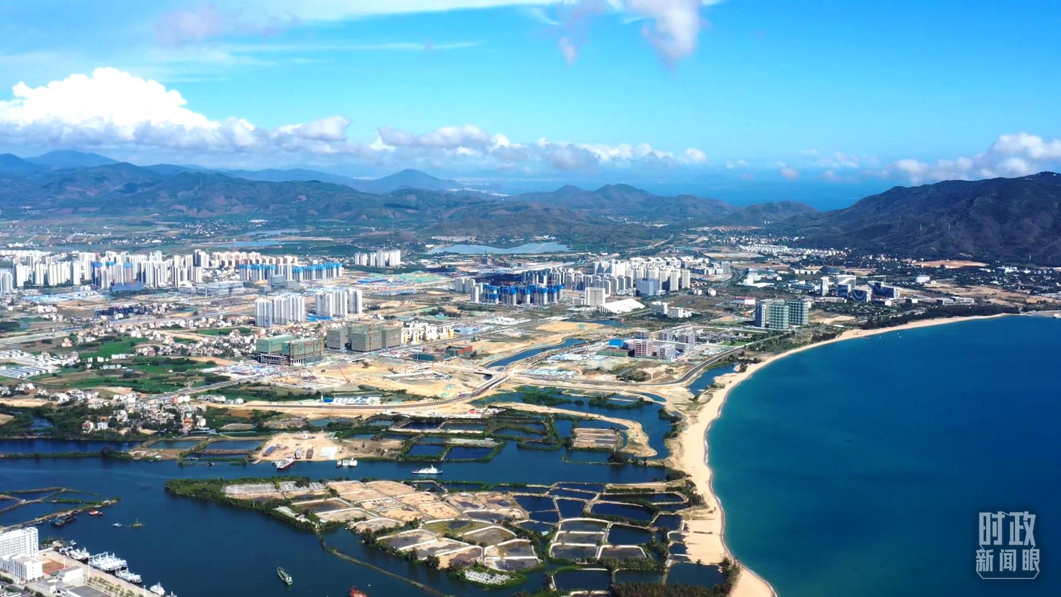 海南崖州灣科技城。（總臺記者張偉克拍攝）