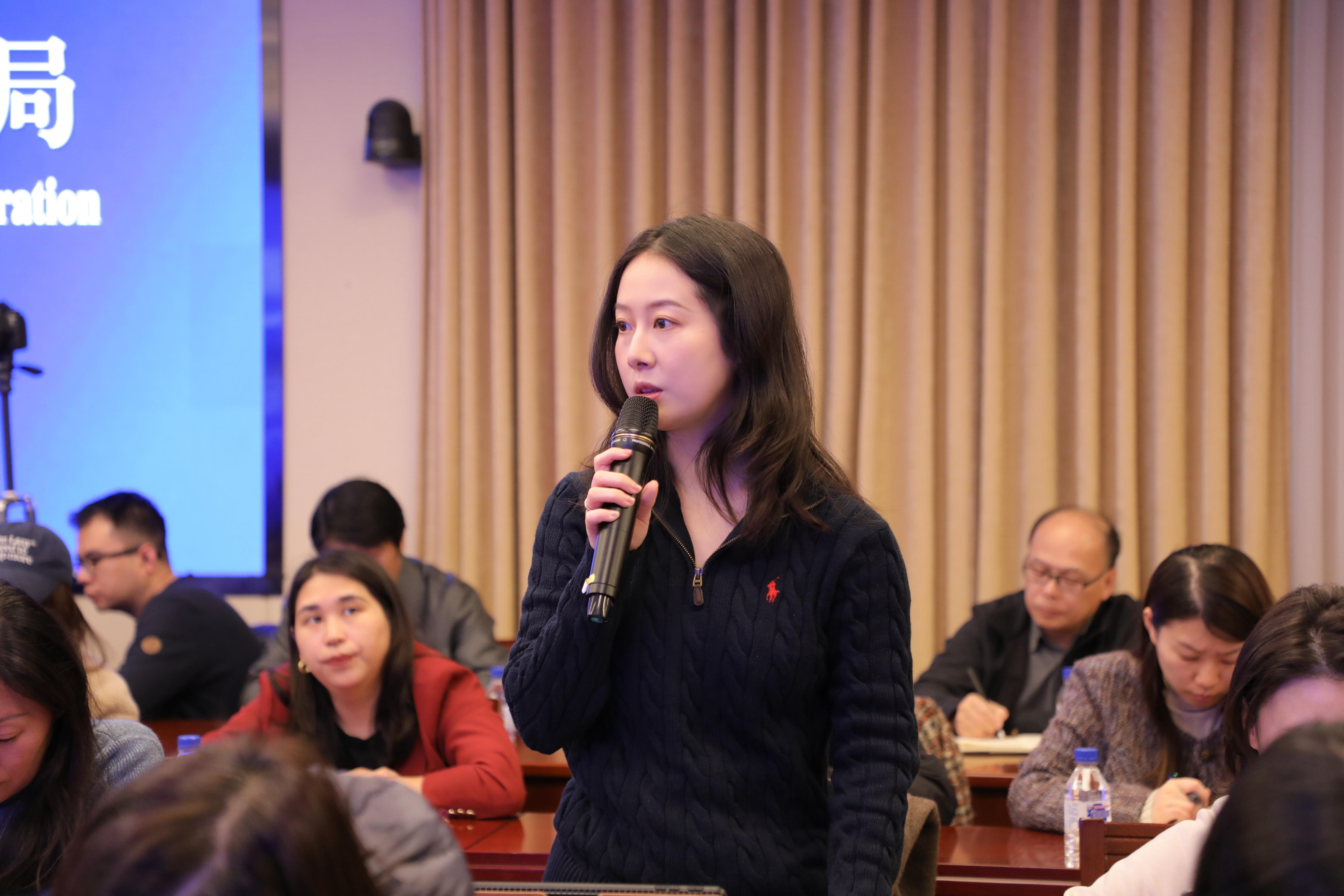 人民網(wǎng)記者提問。會議方供圖