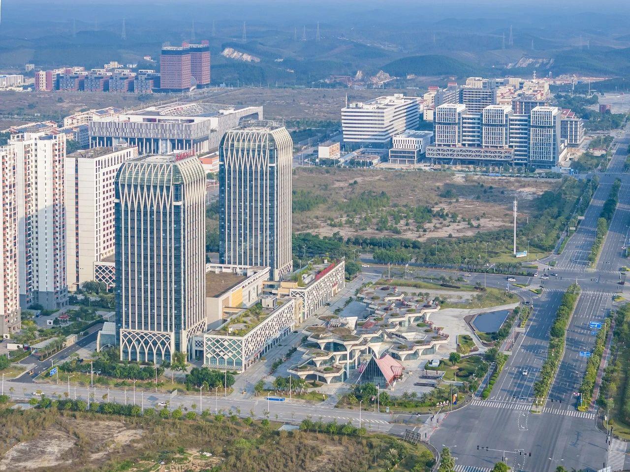2023年11月，廣西欽州，航拍中國—馬來西亞欽州產(chǎn)業(yè)園區(qū)。