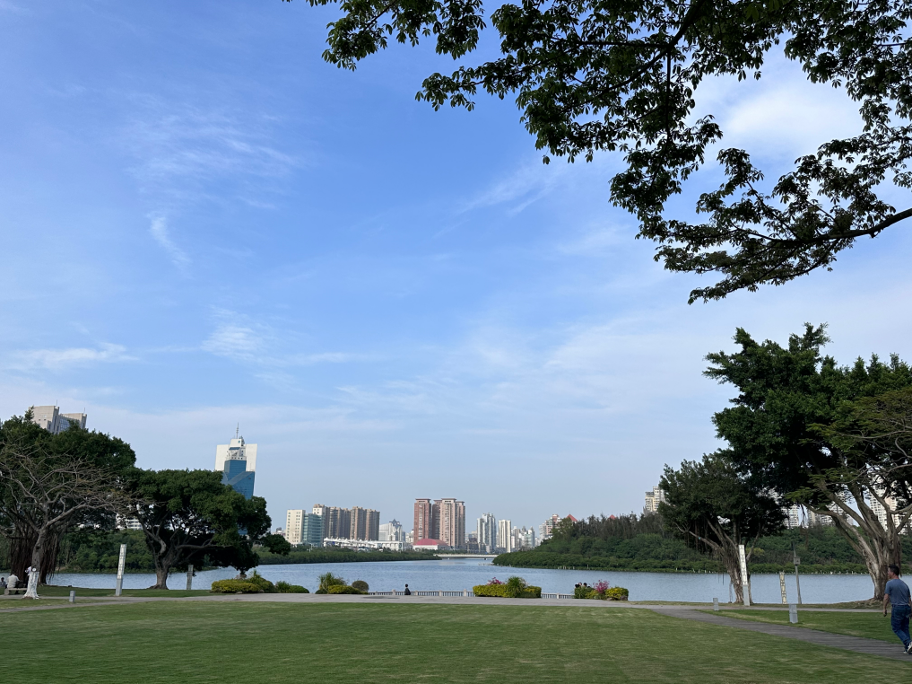 筼筜湖畔，風(fēng)景如畫。人民網(wǎng)記者 王紹紹攝