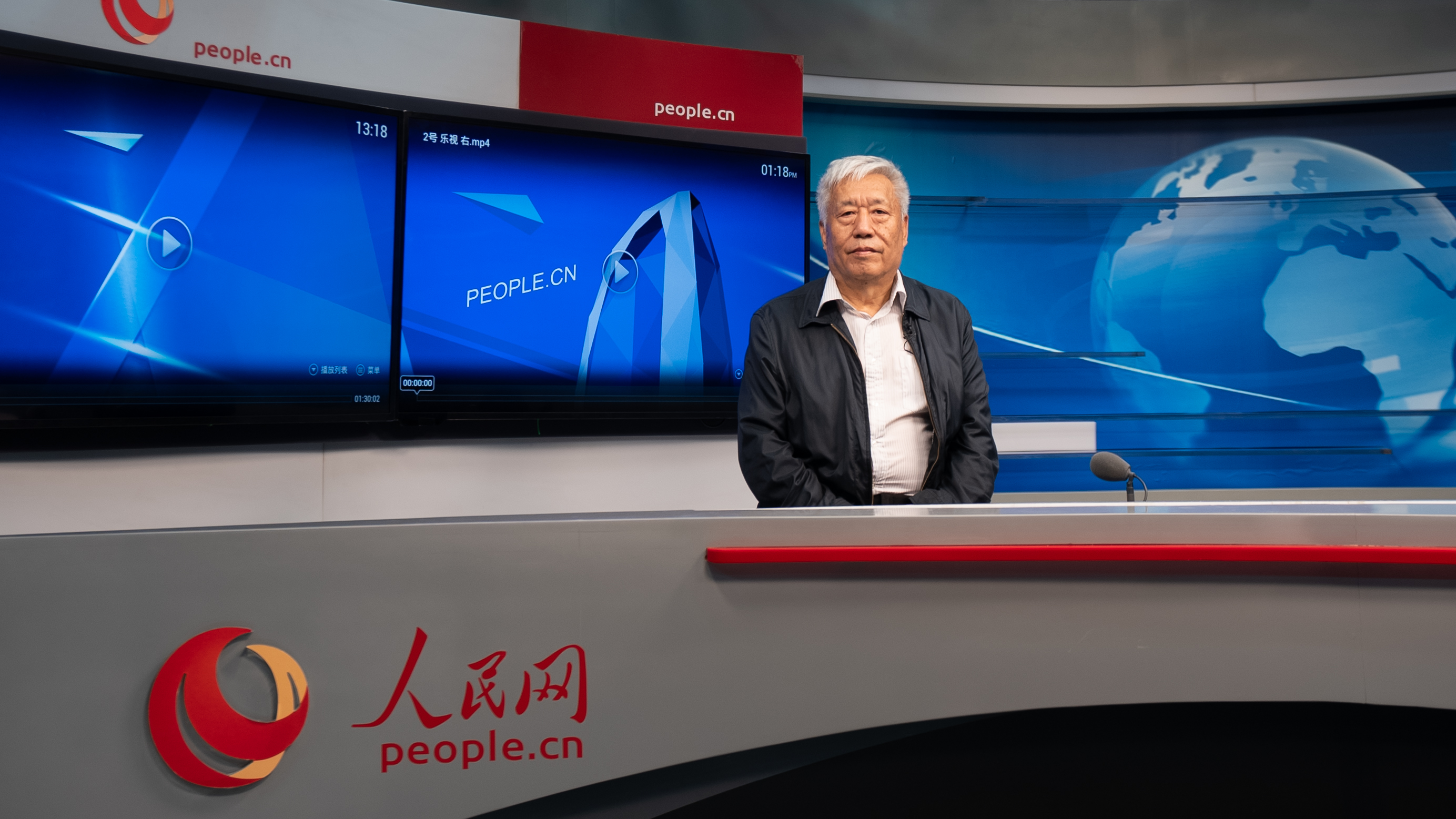 中國地震局地球物理研究所原副所長、研究員高孟潭作客人民網(wǎng)。人民網(wǎng)記者 葛泰佚攝