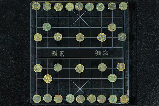 宋代中國銅象棋子。主辦方供圖