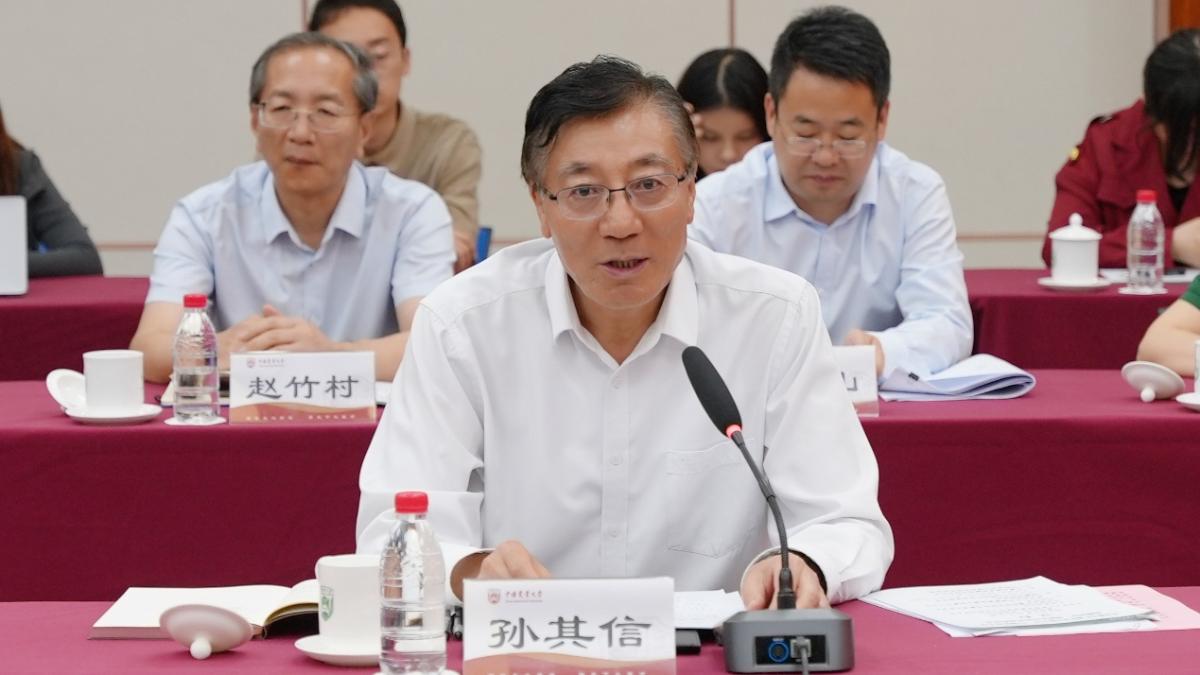 中國工程院院士、中國農(nóng)業(yè)大學(xué)校長孫其信。校方供圖
